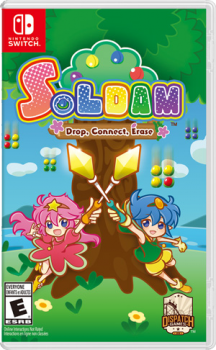 『そるだむ 開花宣言』北米パッケージ版『Soldam : Drop, Connect, Erase』（Nintendo Switchソフト）