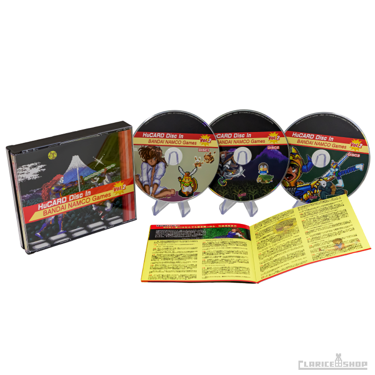 HuCARD Disc In BANDAI NAMCO Games Vol.2