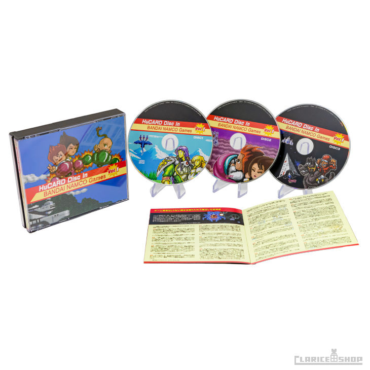 HuCARD Disc In BANDAI NAMCO Games Vol.1