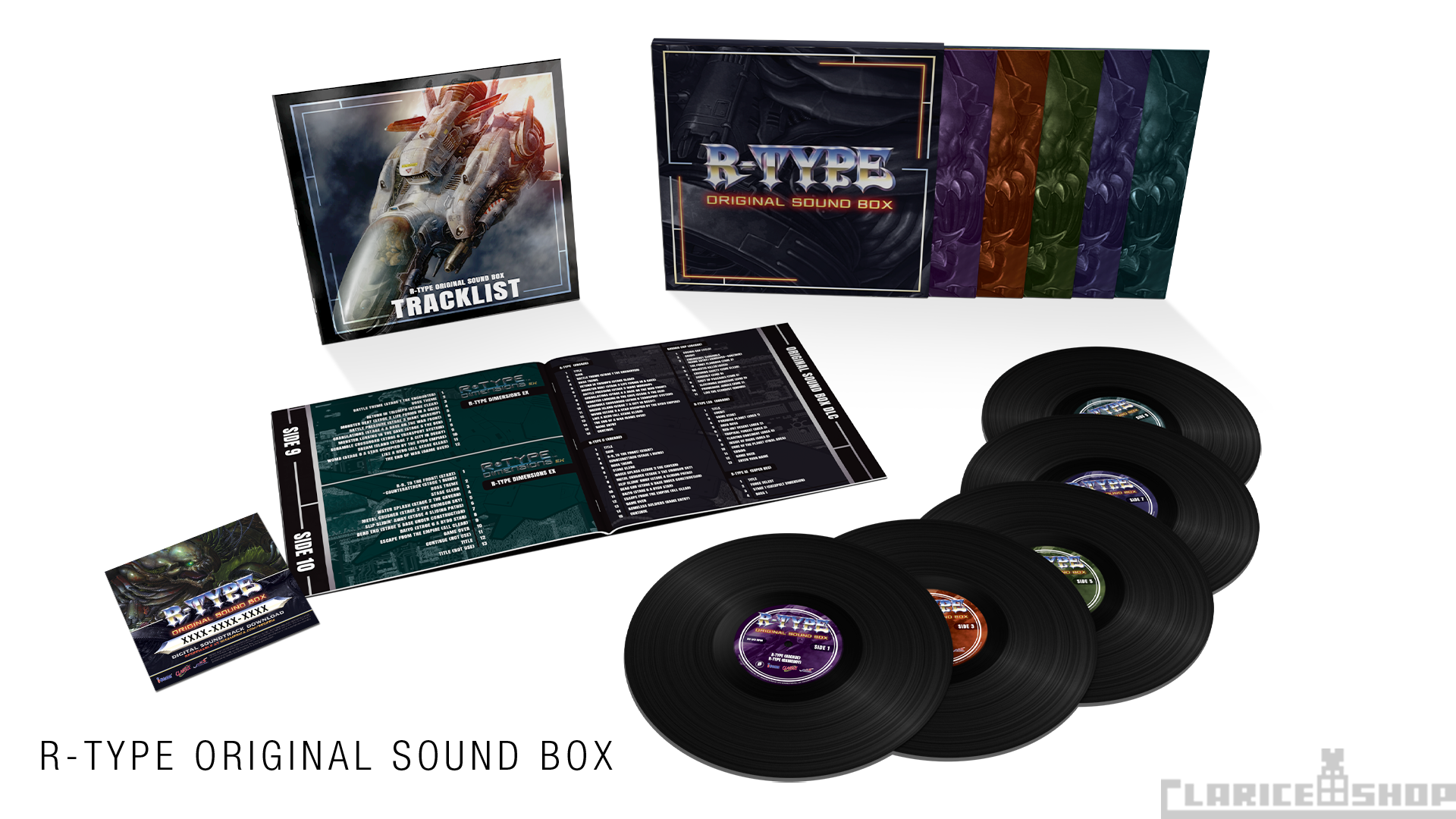 R-TYPE ORIGINAL SOUND BOX（海外盤LP5枚組）
